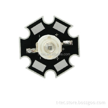 High Radiant Power UVA LEDs: 1W, 3W, 400nm, 410nm, 420nm